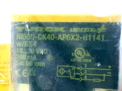 NEW TURCK NI50U-CK40-AP6X2-H1141-W/BS4 PROXIMITY SWITCH NI50UCK40AP6X2H1141WBS4