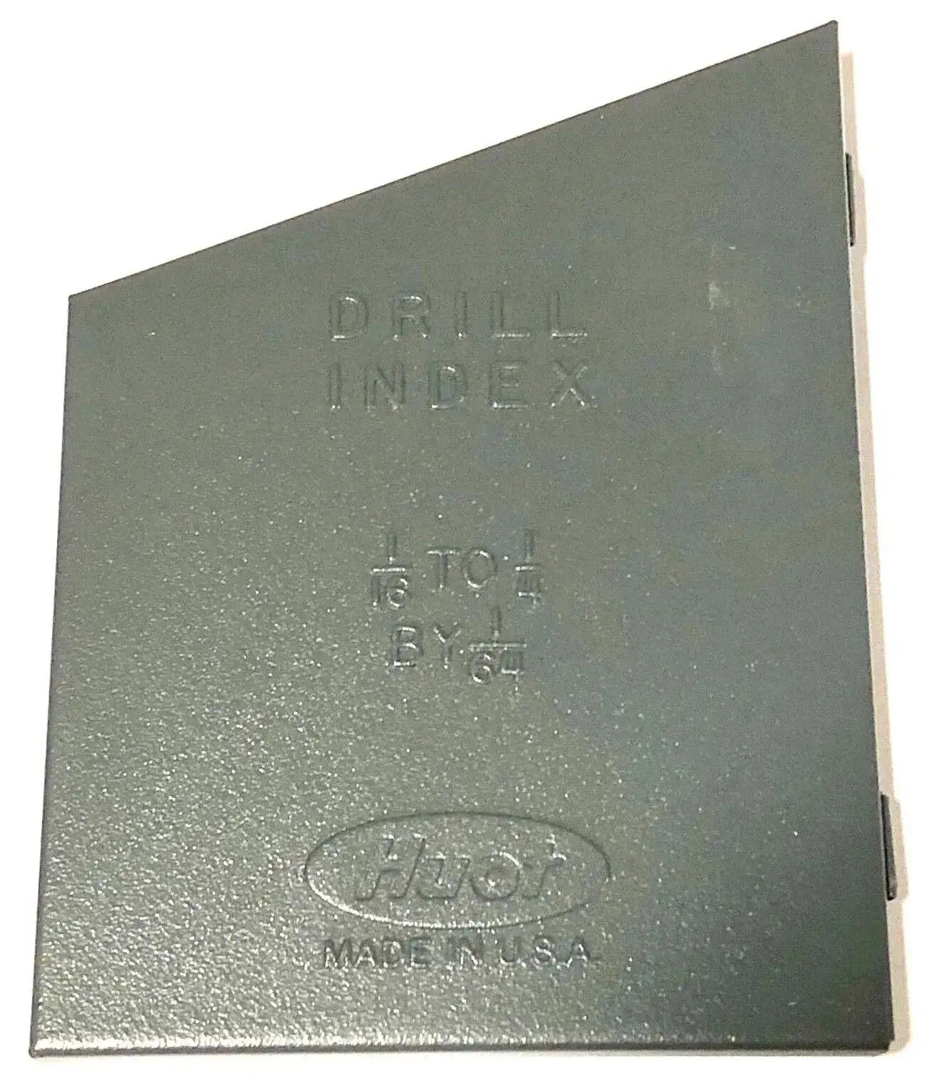 Huot Drill Index 1/16" to 1/4" For Jobber Drills by 64ths USA Made Model 12750