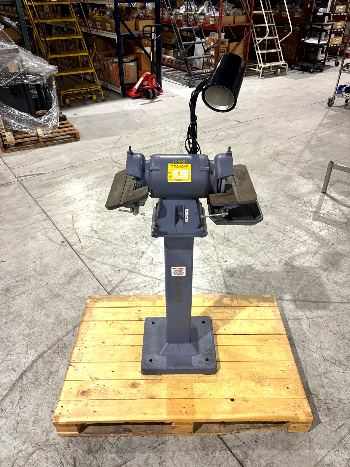 USED BALDOR 510 PEDESTAL GRINDER