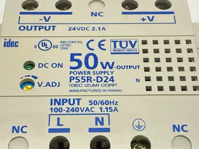 New | in-Stock IDEC PS5R-D24 DIN Rail Power Supplies Michigan US | Maverick Industrial Sales #1401434