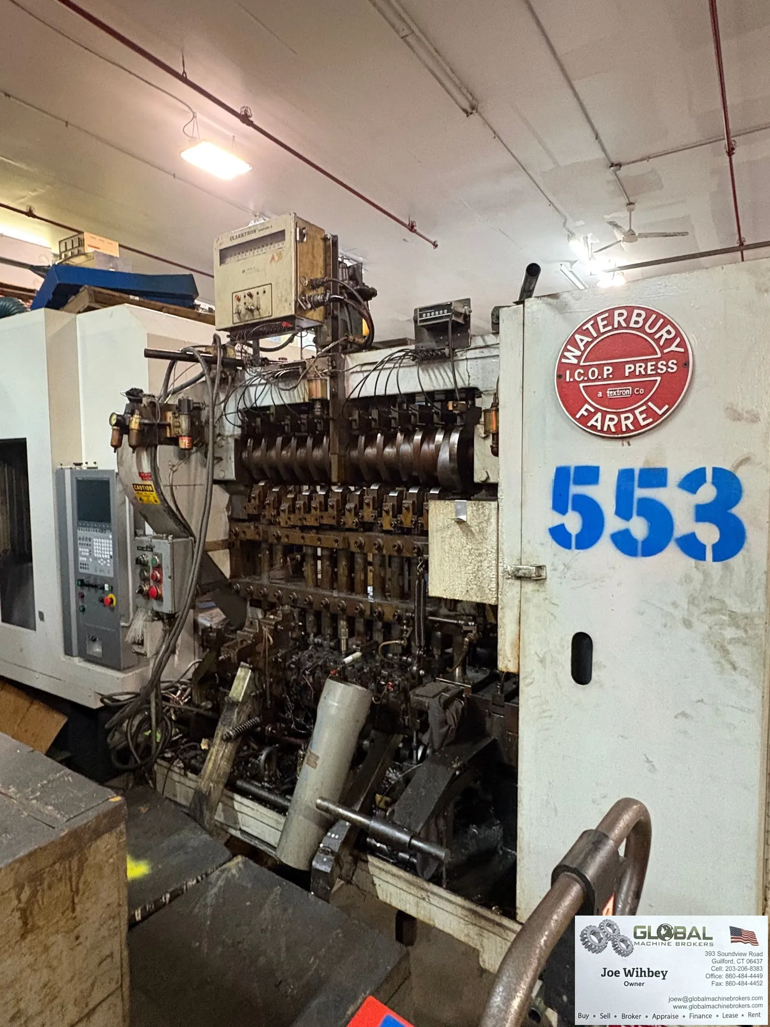 WATERBURY FARREL 1012 ICOP Transfer Press w Minster Clutch