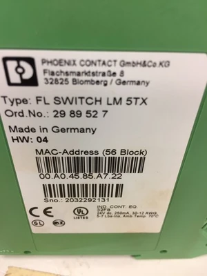 USED PHOENIX Does Not Apply