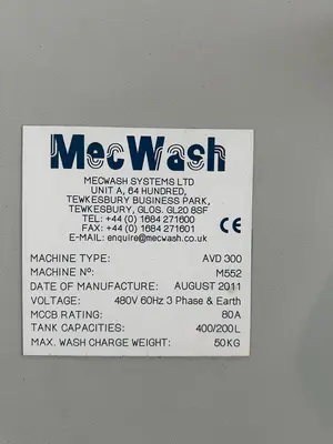 USED MECWASH AVD-300