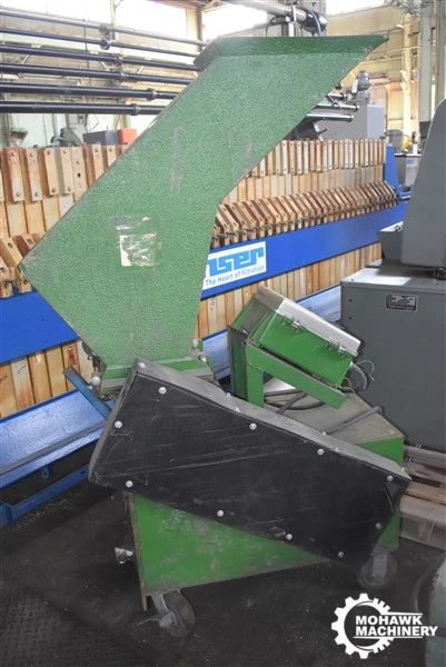 8” X 10” GRANUTEC “810LBZ.3” BESIDE-THE PRESS PLASTIC GRANULATOR w/Z-TYPE HOPPER & 5 HP MOTOR