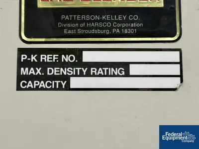 Used Patterson-Kelley Patterson Kelley Twin Shell Blender, model Blendmaste Double Cone - V Mixers Ohio US | Federal Equipment Company #1512832