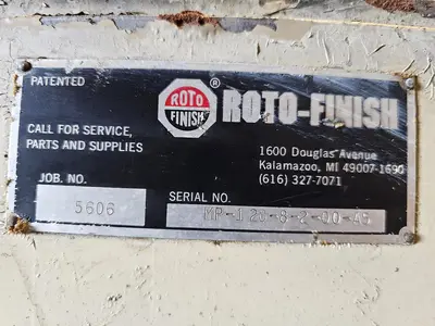 2000 ROTO-FINISH MP-120-8-2 Finishing Equipment, Vibratory Finisher | Holland Equipment Hunters, Inc. (5)