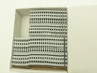 Allen Bradley 1492-L4T Feed-Through Terminal Block Gray 4mm Sq 800V Lot of 43