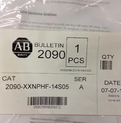 New | in-Stock ALLEN-BRADLEY 2090-XXNPHF-14S05 Cable & Wire | Surplus Asset Holdings #1206709