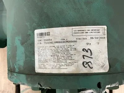 Used 2019 TACO INC TS060412UM0DA3B2M000000 Pumps Ohio US | HGR 24 #1764672