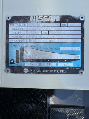Used NISSAN CRGH02F30PV Misc Forklifts Wisconsin US | Forklifttrader.com #1335904