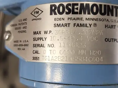 Flow Meter Assembly w/ Transmitter 3051