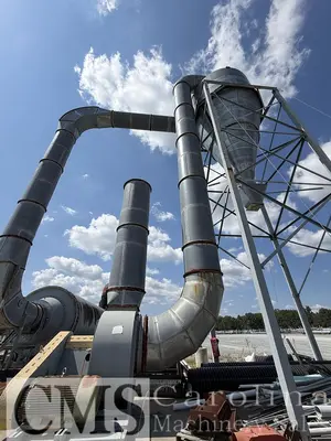 Used BAKER RULLMAN AND PLAYER DESIGN 12X48 TRIPLE PASS DRYER WITH GREEN DUST BURNER Woodworking Complete Operations North Carolina US | CAROLINA MACHINERY SALES #1465780