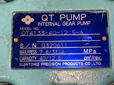 Used SUMITOMO QT41334012.5A Pumps Ohio US | HGR 24 #1301004
