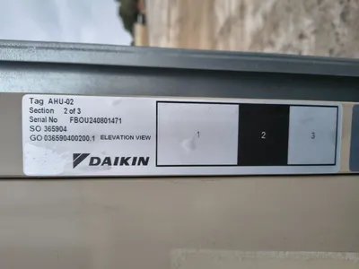 DAIKIN OAH034GDGM Air Handling Unit | ESS Industrial Equipment Sales (17)