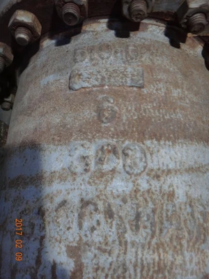 Stockham 6", Class 300, WCB, Gate Valve