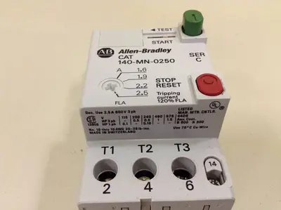 USED ALLEN BRADLEY 140-MN-0250 SER C