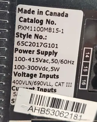 Eaton PXM1000MB15-1 Power Supply (See Description) (BIN412)