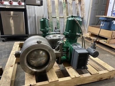 Fisher 10" V200 Stainless Steel V-Ball Control Valve