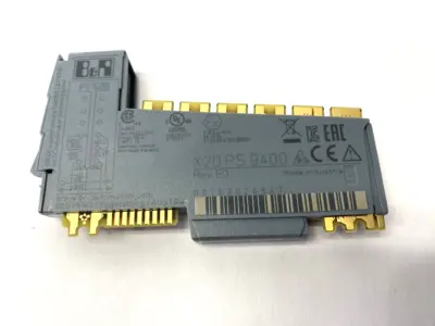 USED B&R REV. E0 POWER SUPPLY MODULE RS232 SERVICE INTERFACE