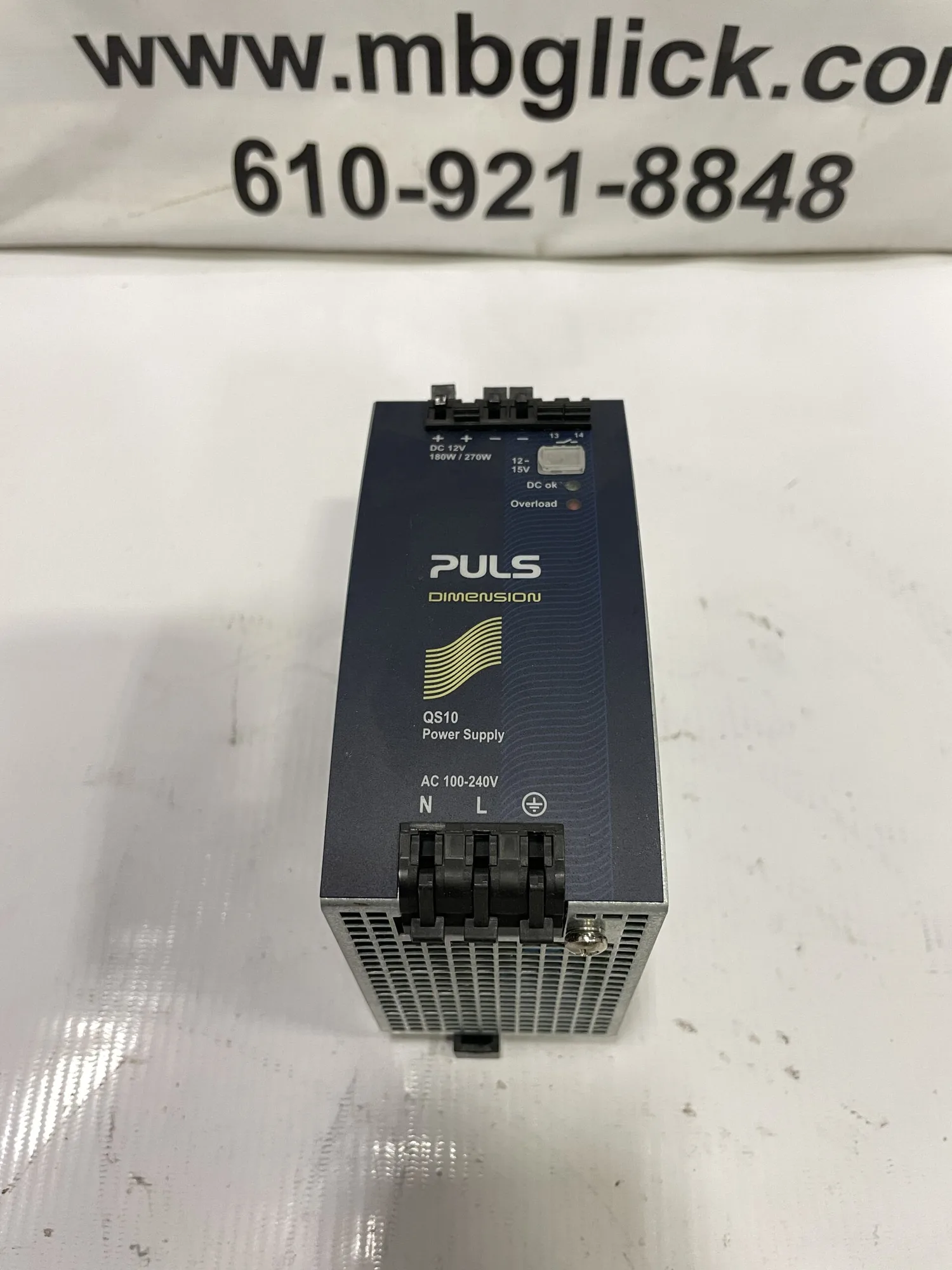 PULS QS10.121 Switching Power Supply 100-240VAC/110-300VDC 12-15VDC