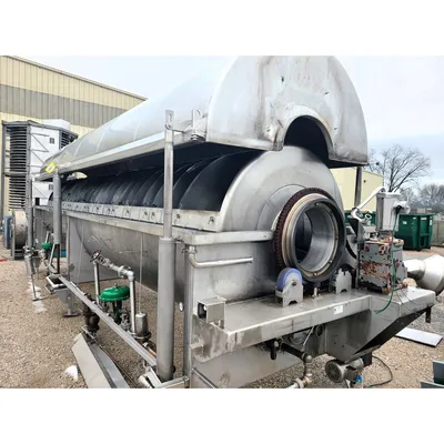 Used Lyco 58" dia. Stainless Steel Rotary Drum Steam Blancher