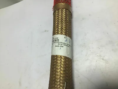 Hose Master Flex Pipe, Brass Braided 1 1/2″ NPT