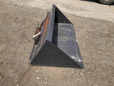 New old stock Paladin 54” smooth bucket for a mini skid steer, welded on cutting edge, mini skid ste...
