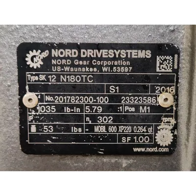 Used 3HP Speed Reducer w/ Baldor motor [5.73:1 ratio]