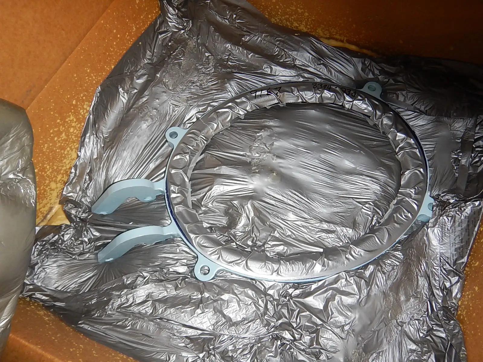 Reglassed 14" X 18" Glass Lined Pro Ring, With Spring Assist Hinge, (4) Ears