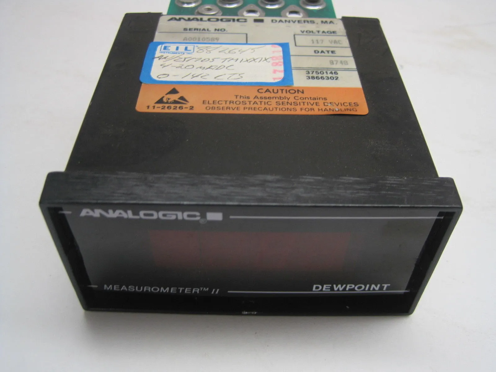 Analogic AN-25M05-TM-1-XX-1-X Digital Panel Meter AN25M05TM1XX1X