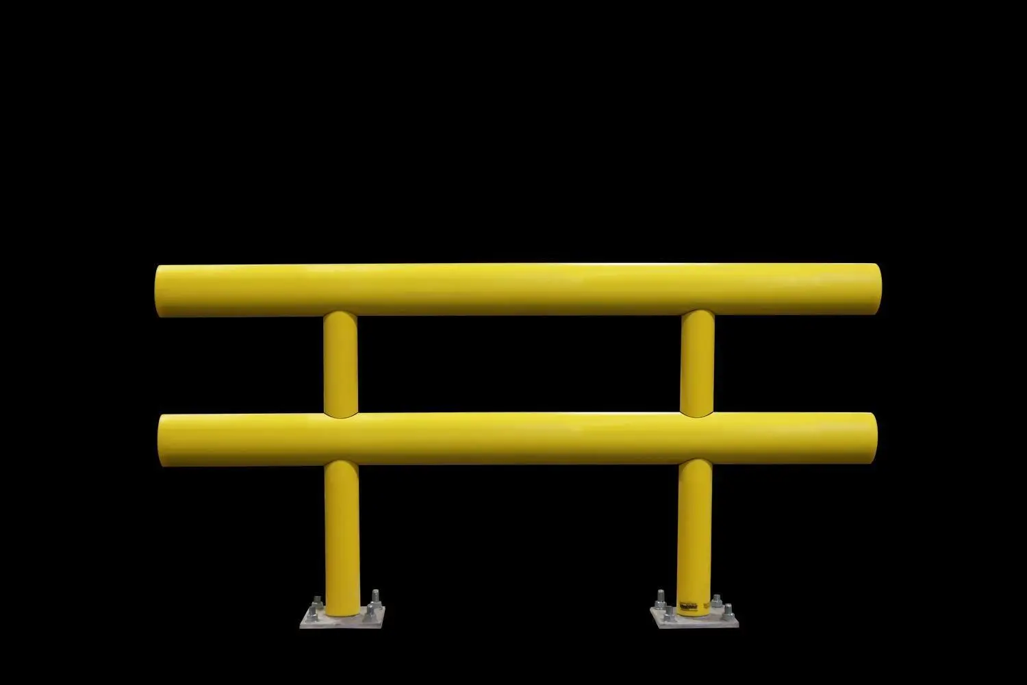(42) 10' LONG x 26" HIGH IDEAL SHIELD TWO LINE PLASTIC COATED HEAVY DUTY GAURDRAIL BARRIER: YOBRO #24873
