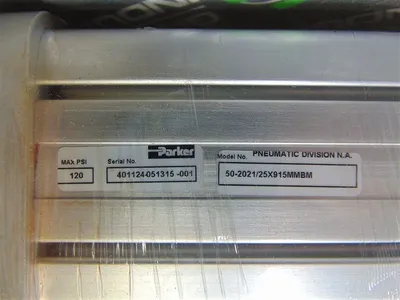 Parker 50-2021/25X915MMBM Linear Pneumatic Actuator New NIB