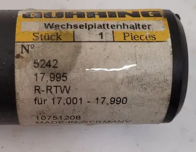 Used GUHRING 5242-17995 Misc Industrial Equipment Kentucky US | Aucto #686769