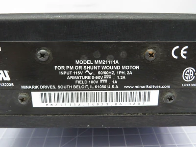 Used MINARIK _UNKNOWN_ Motor Controllers Texas US | OCO Industrial #1677440