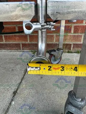 Stainless Steel  CIP Cart w/ Fristam FPX721-140 Centrifugal Pump, 1 HP