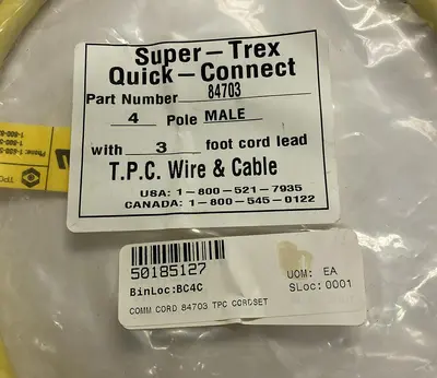 New | in-Stock TPC 84703 Miscellaneous Equipment (Electrical & Power) | Surplus Asset Holdings #1190320