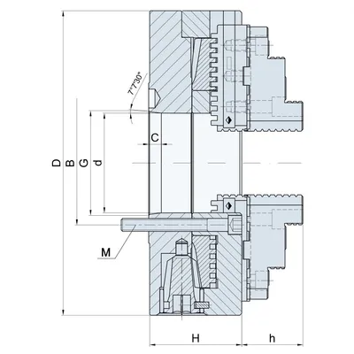 GATOR CHUCKS 1-115-2515 Chucks New 3-Jaw | N & R Machine Sales (2)