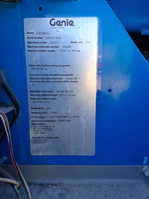 USED 2015 Genie Z-30/20N RJ