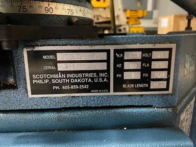SCOTCHMAN CPO 350 LT PK/PD Horizontal Band Saws | FERRIC Machinery, Inc. (2)