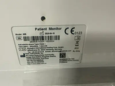 Used Edan EDAN IM8 Patient Monitor IM8 , DOM 2020, Monitor Only , stand free Patient Monitors Texas US | PT Medical Technologies #1458884