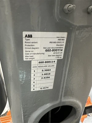 Used 2019 ABB IRB 660 Robots California US | MachineryMax #1462087