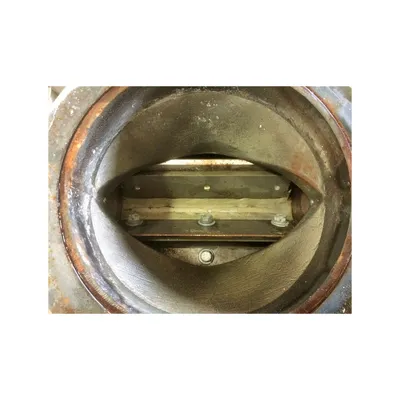 Used 10x12 Semco Rotary Airlock valve with Dual Shaft Agitated lump breaker