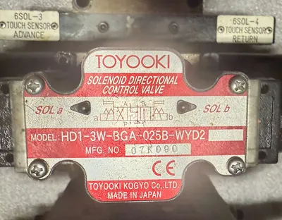 TOYOOKI KOGYO HD1-3W-BGA-025B-WYD2 Valves | Great American Equipment Company (4)