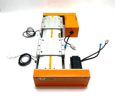 USED HANMI AUTONET DUAL-SLIDE LINEAR ROBOT ACTUATION SLIDE SYSTEM