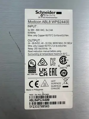 Schneider ABL8WPS24400 40A 24VDC ABL8-WPS24400 24Vdc 40A (8.4.6)