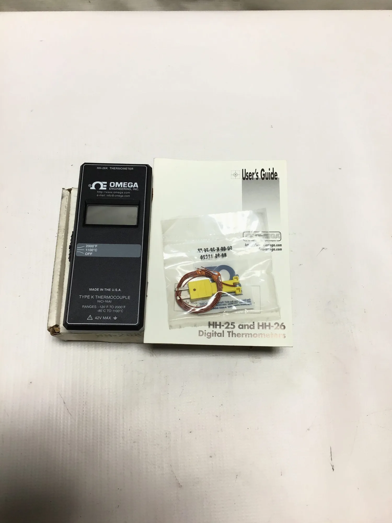 Omega HH-26K Thermocouple Handheld Thermometer