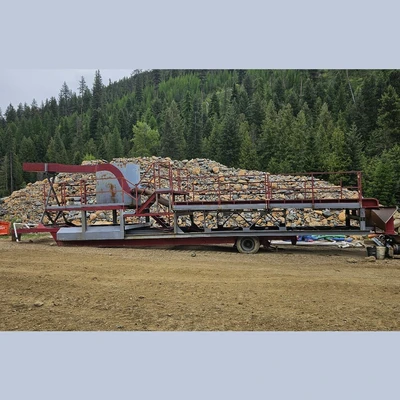24in Wide x 22ft Long 4-Way Distribution Sluice