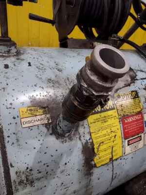 ANDERSONS INC YELLOW BELLIED PNEUMATIC SUMP SUCKER: YOBRO #25053