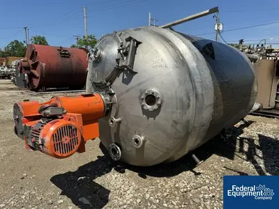 USED Lee Industries 2,000 Gal Lee Reactor, 316 S/S, 23/100#