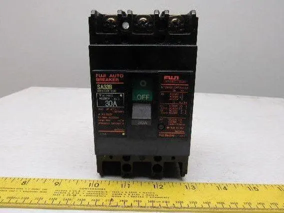 Fuji Electric BB3ASB-030 Auto Breaker 3Pole 30A 550VAC